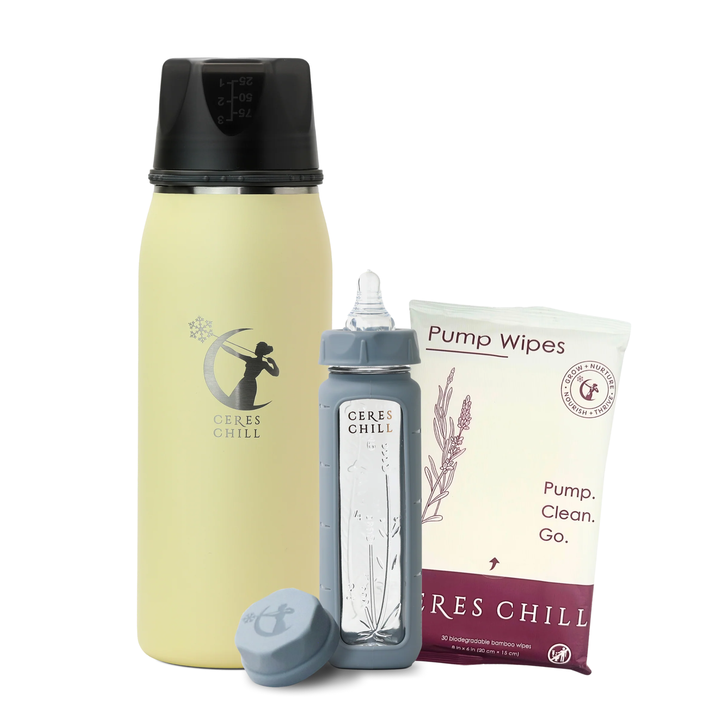 The Clean Feeding Bundle | Chiller, Natural Wipes & Plastic-Free Bottle - Image 11